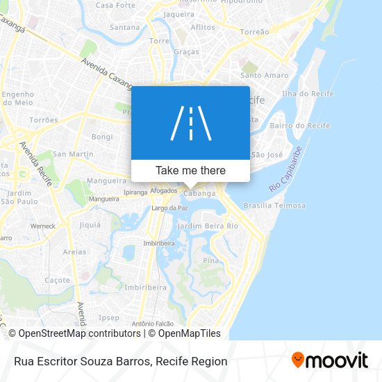 Rua Escritor Souza Barros map