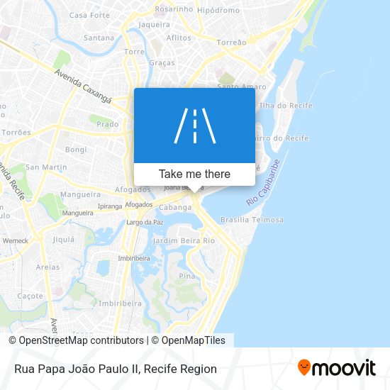 Rua Papa João Paulo II map