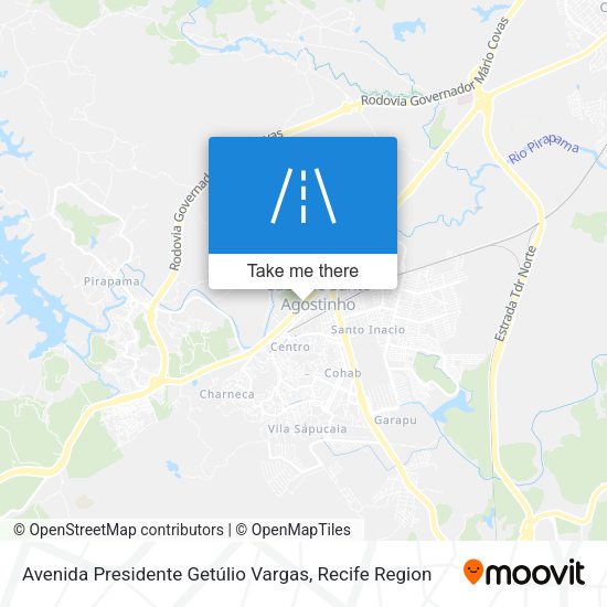 Avenida Presidente Getúlio Vargas map