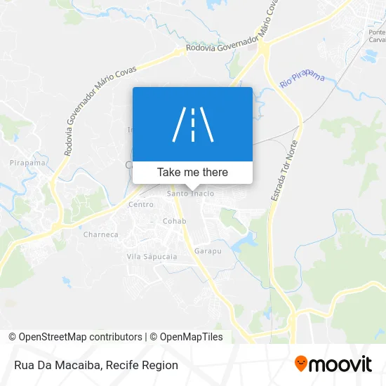 Rua Da Macaiba map