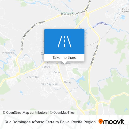 Rua Domingos Afonso Ferreira Paiva map