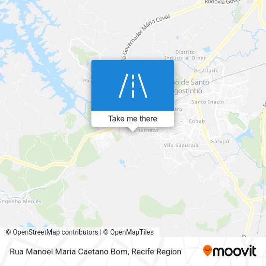Rua Manoel Maria Caetano Bom map