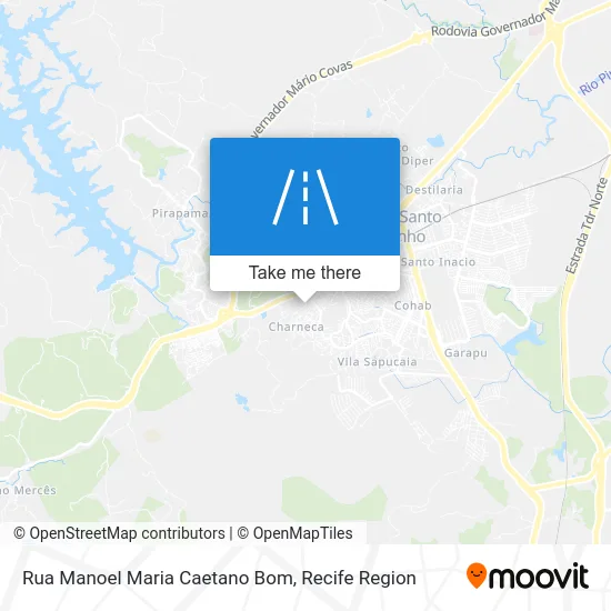 Rua Manoel Maria Caetano Bom map