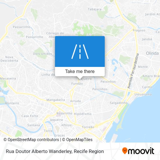 Rua Doutor Alberto Wanderley map