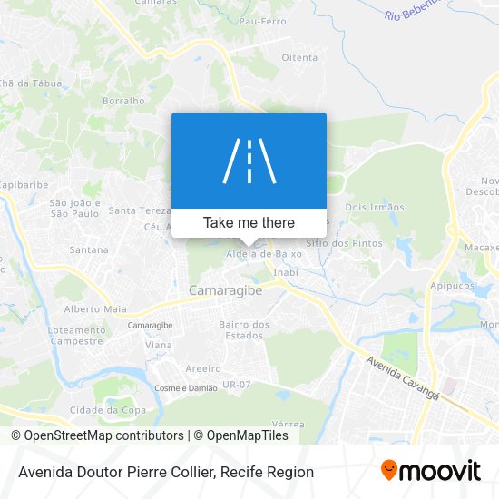 Avenida Doutor Pierre Collier map