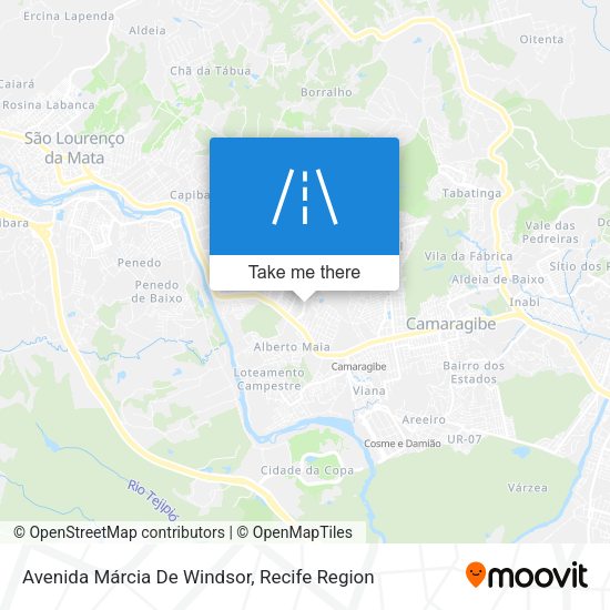 Avenida Márcia De Windsor map