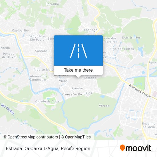 Estrada Da Caixa D'Água map