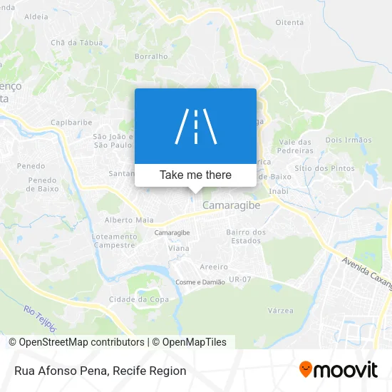 Rua Afonso Pena map