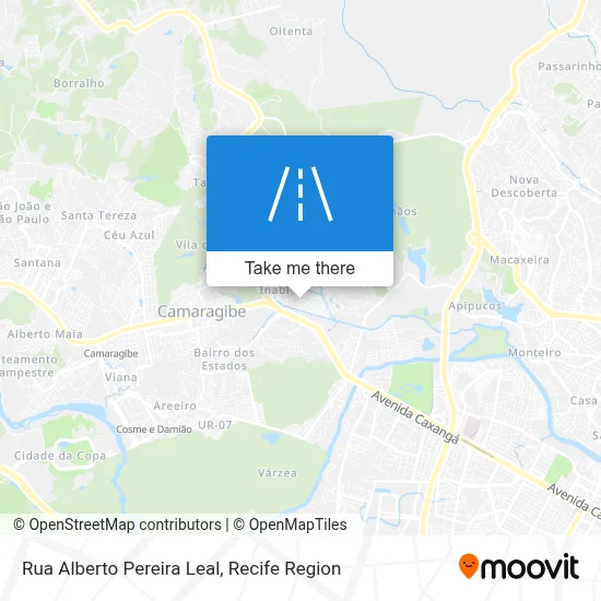 Rua Alberto Pereira Leal map
