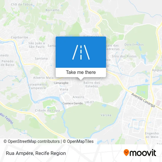 Rua Ampére map