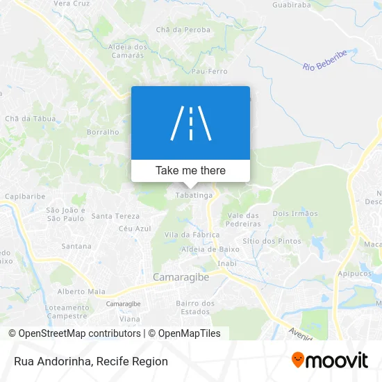 Rua Andorinha map