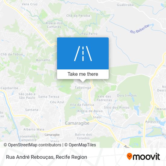 Rua André Rebouças map