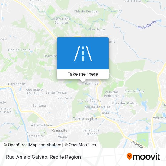 Rua Anísio Galvão map