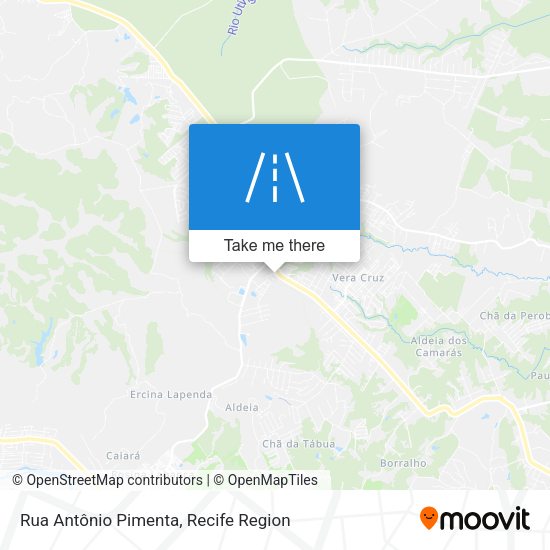 Rua Antônio Pimenta map