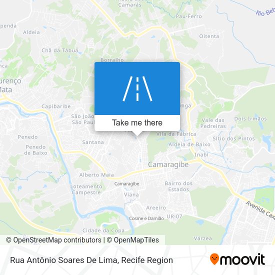 Rua Antônio Soares De Lima map