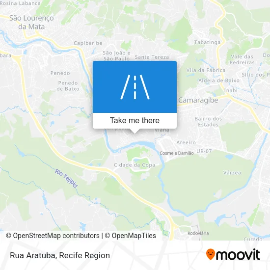 Rua Aratuba map