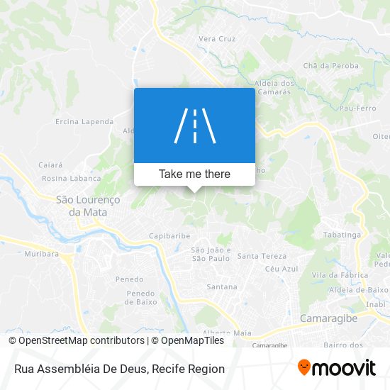 Rua Assembléia De Deus map