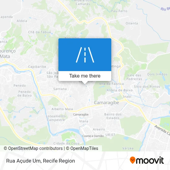 Rua Açude Um map