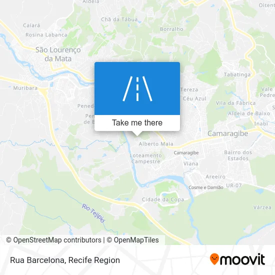 Rua Barcelona map