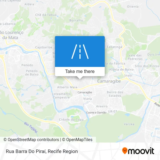 Rua Barra Do Piraí map