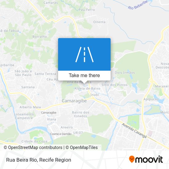 Rua Beira Rio map