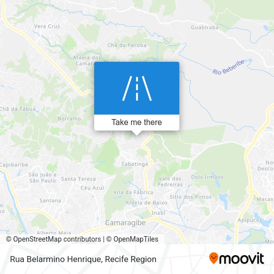 Rua Belarmino Henrique map
