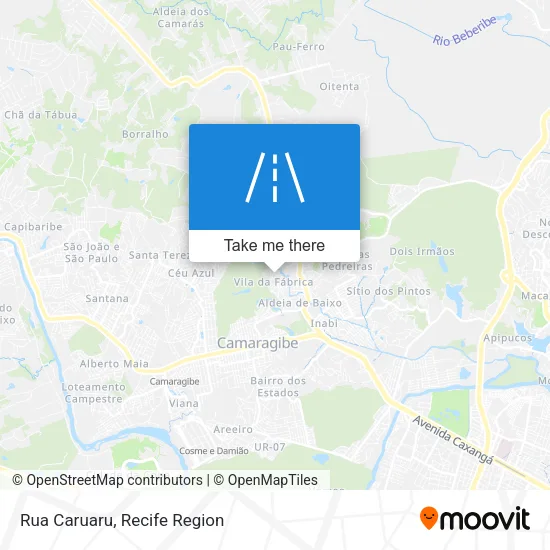 Rua Caruaru map