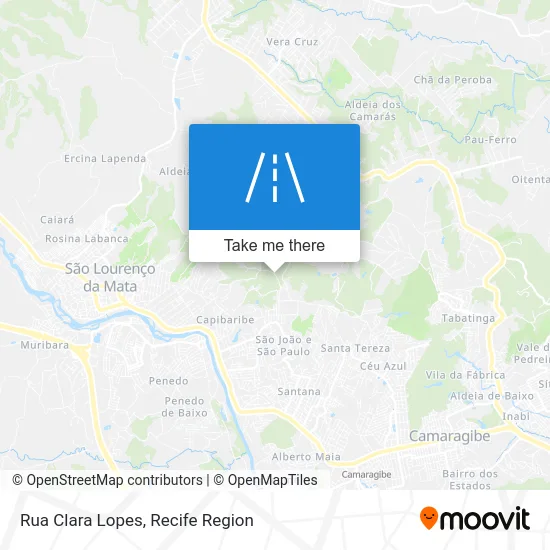 Rua Clara Lopes map