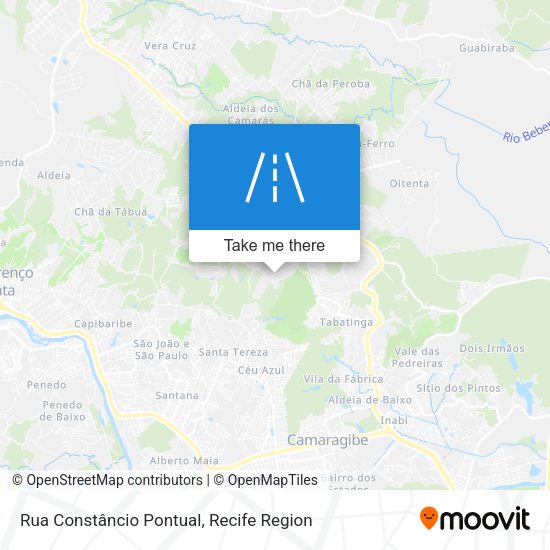 Rua Constâncio Pontual map