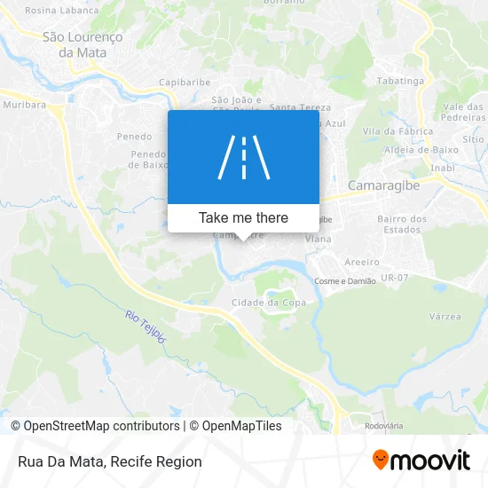 Rua Da Mata map