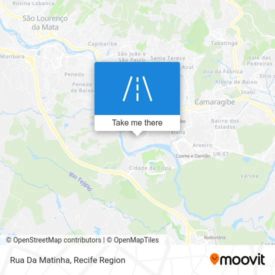 Rua Da Matinha map