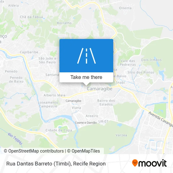 Rua Dantas Barreto (Timbi) map