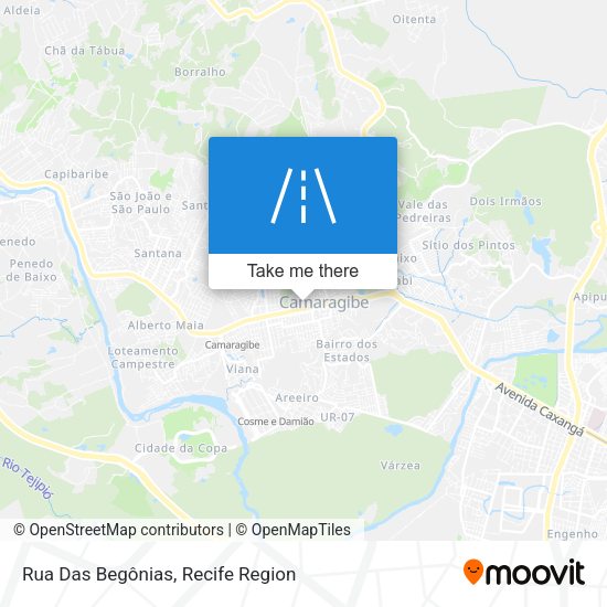 Rua Das Begônias map