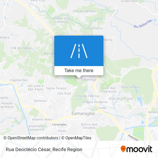 Rua Deoclécio César map