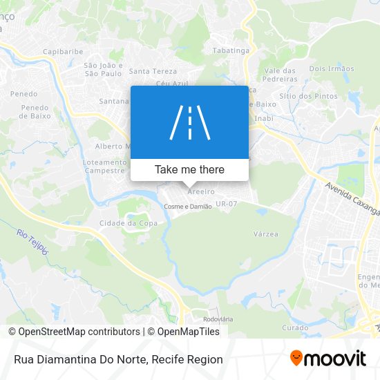 Rua Diamantina Do Norte map