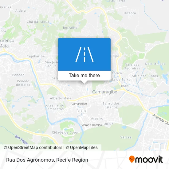 Rua Dos Agrônomos map