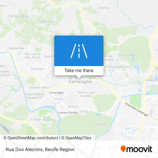 Rua Dos Alecrins map