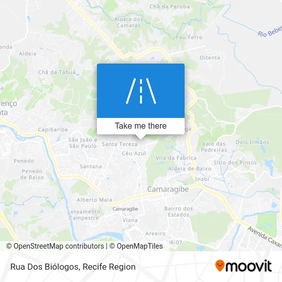 Rua Dos Biólogos map