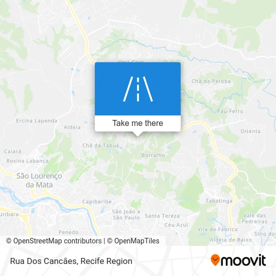 Rua Dos Cancães map