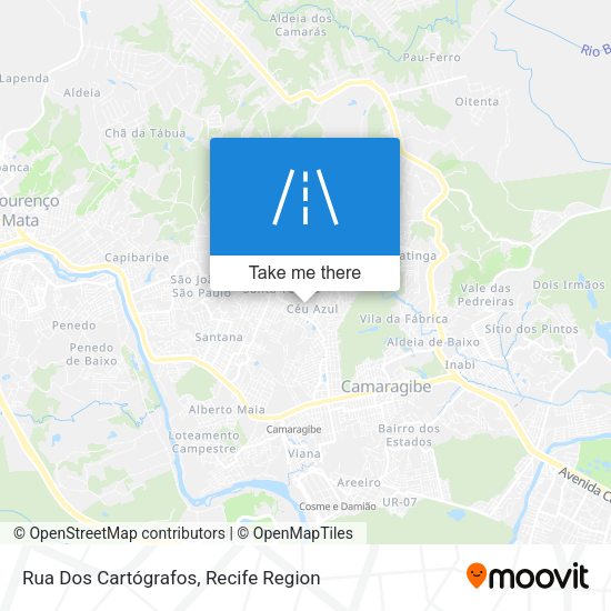 Rua Dos Cartógrafos map