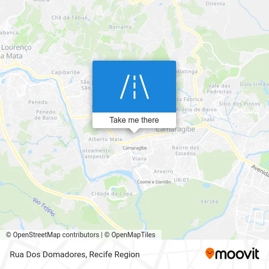 Rua Dos Domadores map