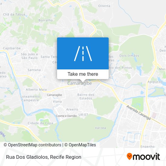 Rua Dos Gladíolos map