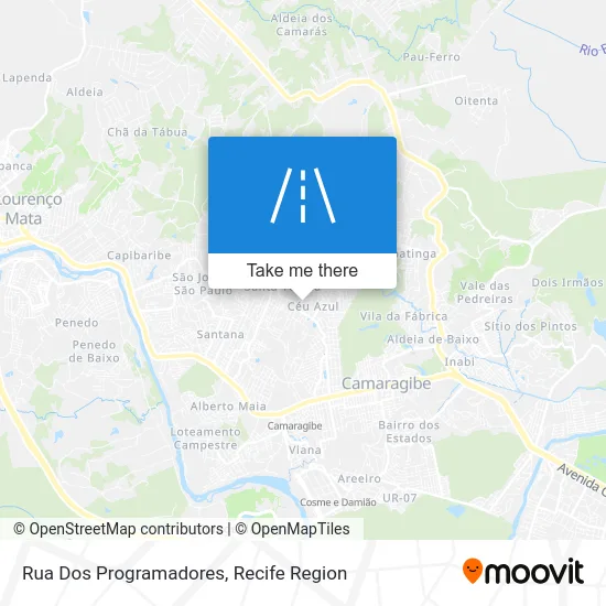 Rua Dos Programadores map