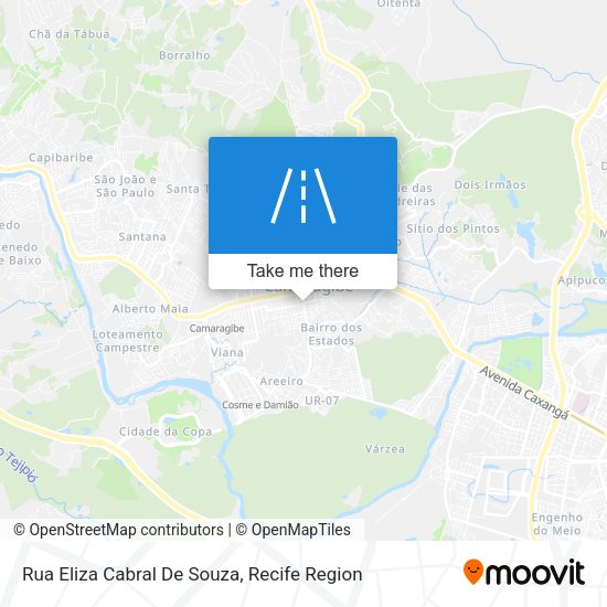 Rua Eliza Cabral De Souza map