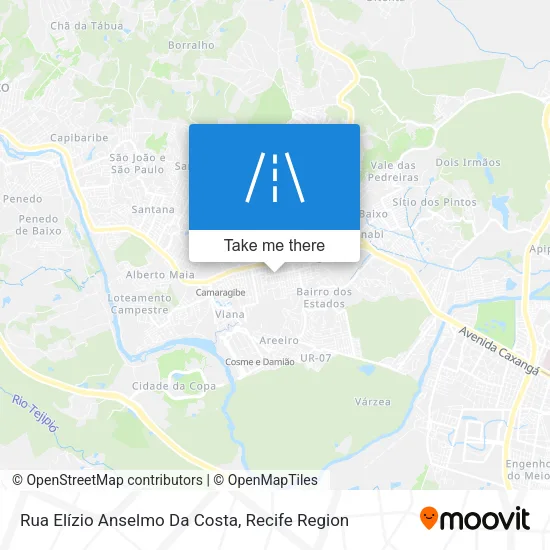 Rua Elízio Anselmo Da Costa map