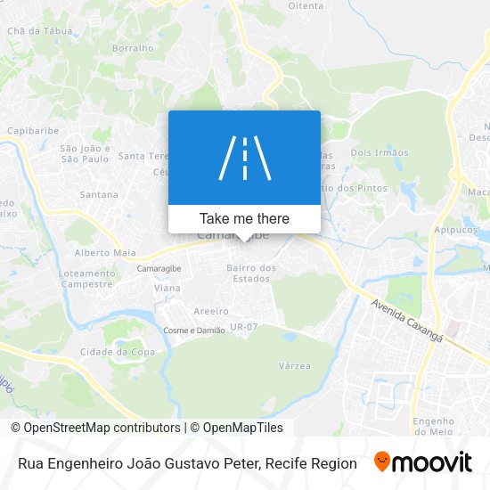 Rua Engenheiro João Gustavo Peter map
