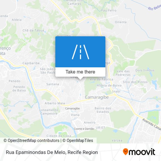 Rua Epaminondas De Melo map
