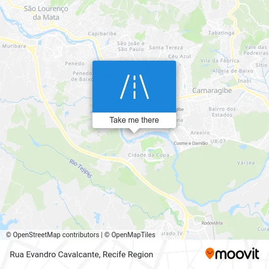 Rua Evandro Cavalcante map