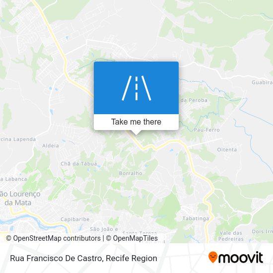 Rua Francisco De Castro map