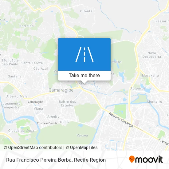 Rua Francisco Pereira Borba map